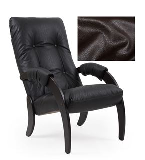 Кресло для отдыха Модель 61 (венге/Vegas lite Amber)  Коричневый