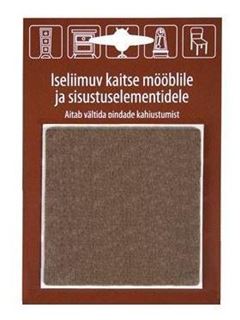 Мебельный протектор (62963)  квадратный 100 х100 мм  коричневый