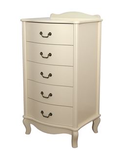 Комод Джульетта узкий (5 ящиков) Дуб шампань Ls